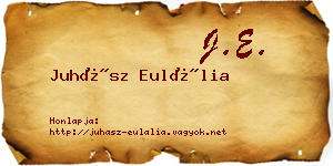 Juhász Eulália névjegykártya